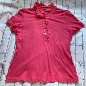 Tory Burch size large Polo style shirt